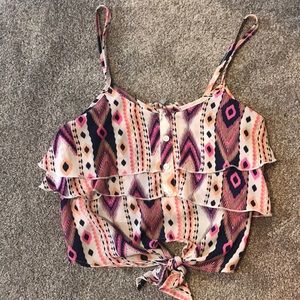 Cropped Charlotte Russe tank top